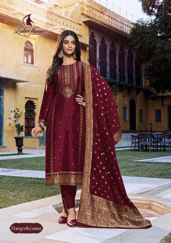 Ladies Flavour Rangeela Fancy Kurti With Bottom Dupatta Collection